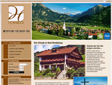 Tablet Screenshot of haus-hornblick.de